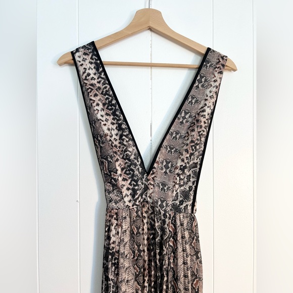 Topshop snakeprint dress cut out sexy wedding party going out summer - Picture 5 of 10